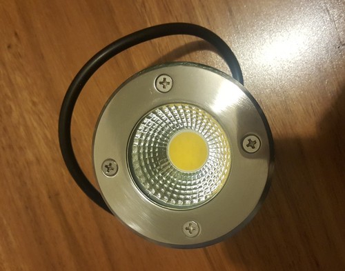 LED DECK LIGHT 10W UPLIGHT INGROUND GARDEN OUTDOOR IP67 12V DC WARM WHITE - Picture 2 of 4