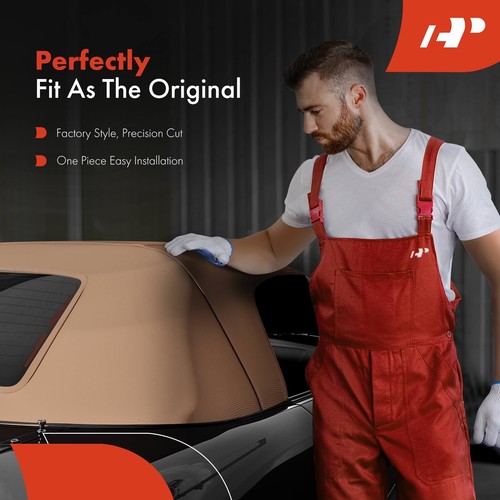 1x Sandalwood Convertible Soft Top for Chrysler Sebring 1996 1997 1998 1999-2006 - Picture 6 of 9