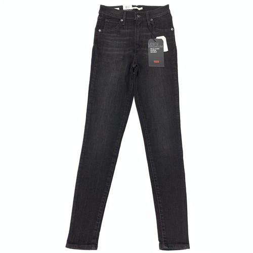 Levi's Women's Mile High Super Skinny Jeans in Faded Charcoal / Washed Black - Picture 3 of 8