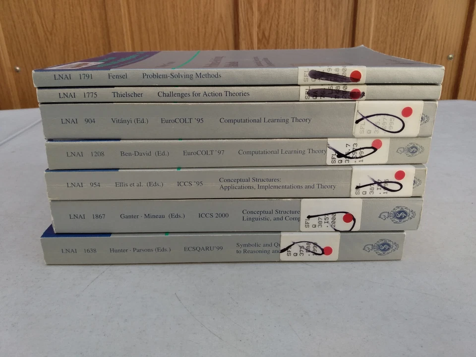 Artificial Intelligence Computational Learning Uncertainty Theory Conference Lot - Image 2 of 4