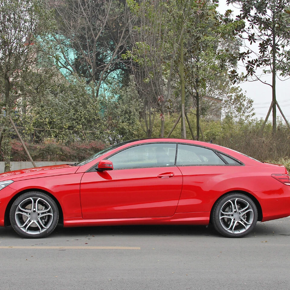 Glossy Black Chrome Delete Window Trims For Mercedes Benz E Class W207 2009-2016 Foto 4 de 4