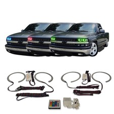 RGB Multi Color IR Headlight Halo kit for Chevrolet Silverado 99-02