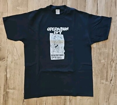 Y2k Operation Ivy Healthy Body Sick Mind XL T-Shirt Rancid Punk