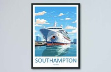Southampton Travel Print Wall Art Southampton Wall Hanging Home D�cor Southampto