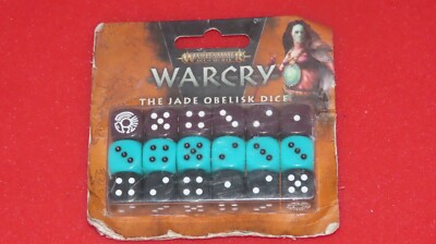 Games Workshop Warhammer Warcry The Jade Obelisk Dice Pack Set New Old Stock