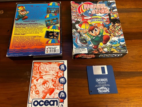 Commodore Amiga rainbow islands parasol stars uk version tested plays  perfectly