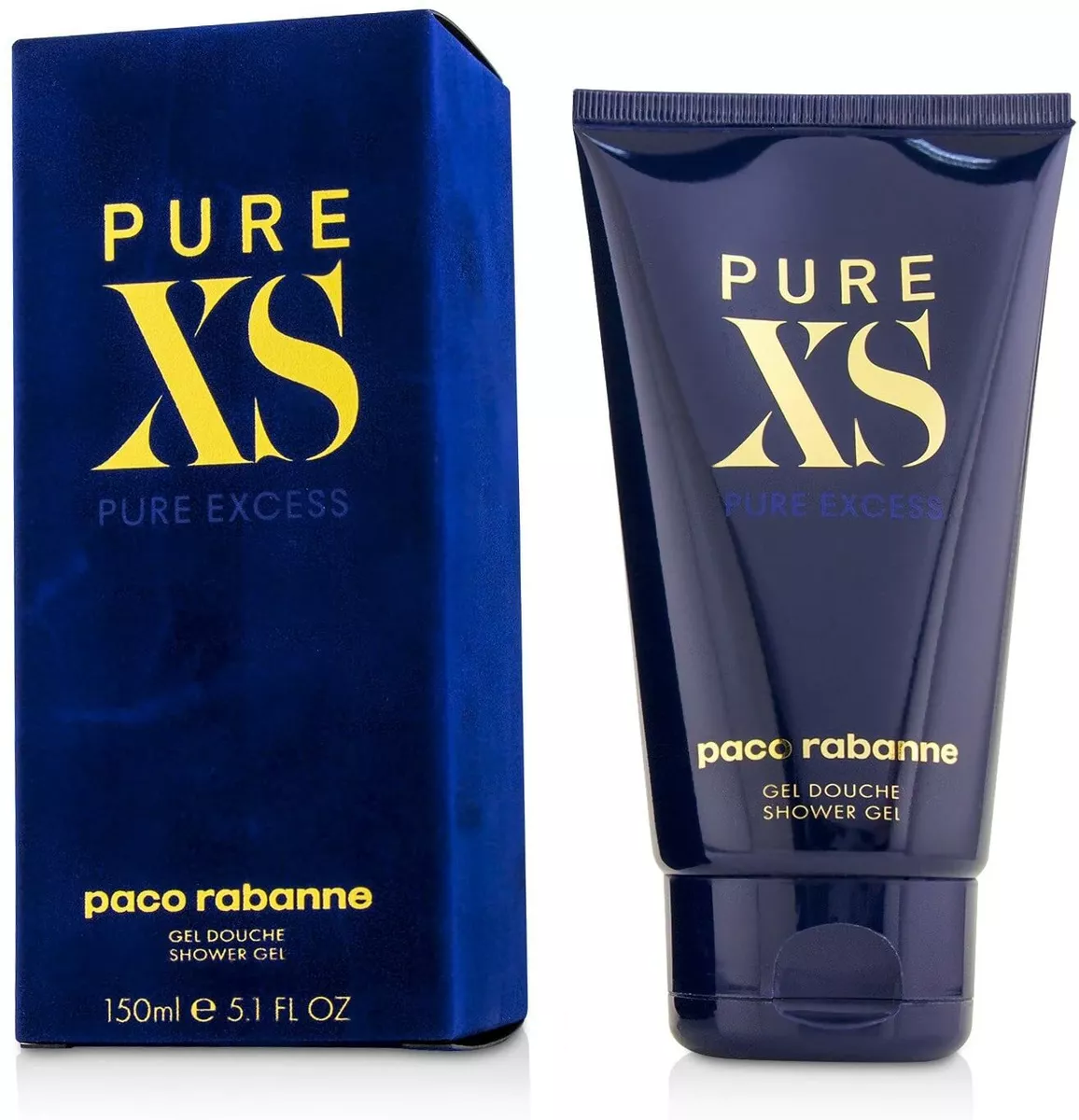 PURE XS EXCESS by Paco Rabanne Shower Gel for Men 5.0 oz SEALED BOX