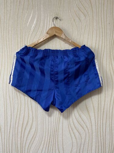 ADIDAS 90s VINTAGE SHORTS MADE IN WEST GERMANY sz L MEN BLUE POLYESTER - Picture 11 of 12
