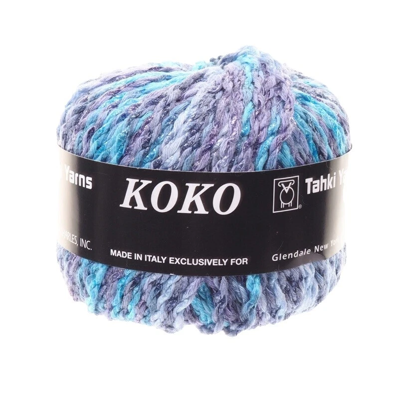 Bola Multi-color metálico hilos tejidos y Croché