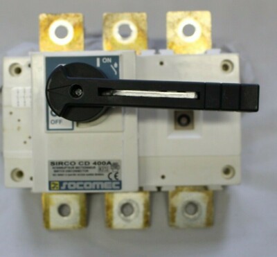 SOCOMEC Sirco CD 400A Lasttrennschalter Switch Disconnector 3-polig