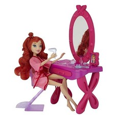 Winx Club Vanity Set & Accessori Sedia Specchio 18 Pezzi (No Bambola) 2012 NUOVO