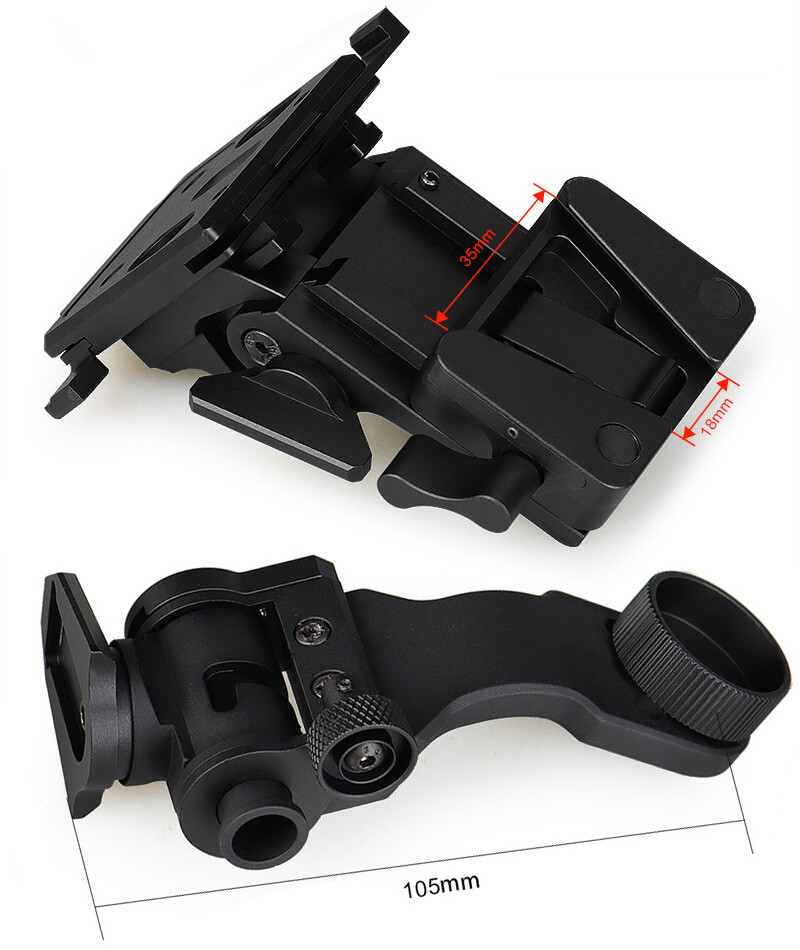 PVS 14 J Arm Night Vision Goggles NVG Mount Metal Helmet Mount