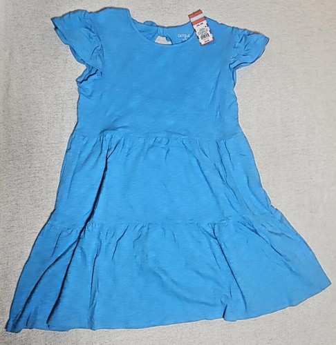 Cat & Jacks Turquoise Dress With Bow On Back Girl's XXL (18)