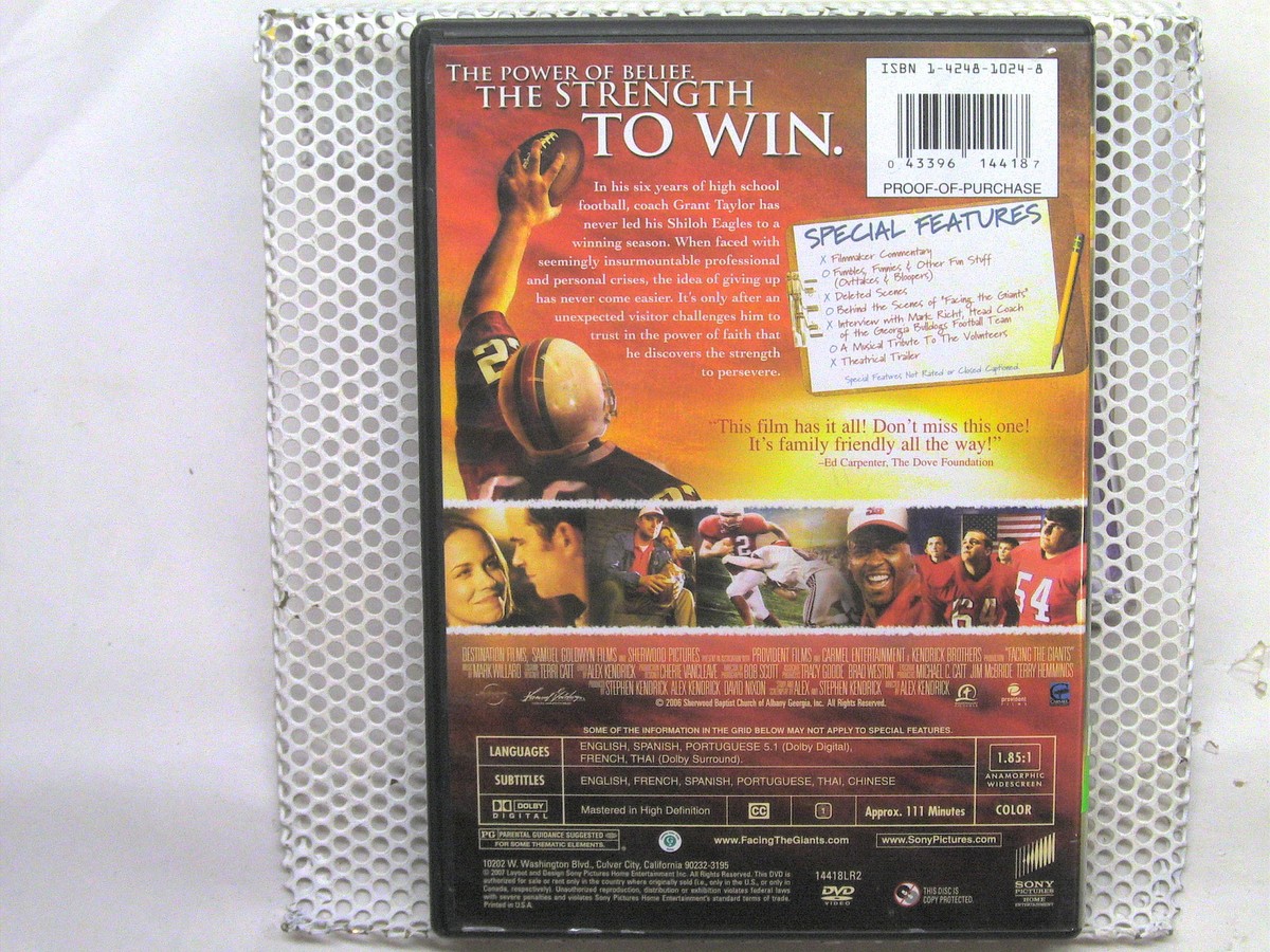 Facing the Giants [DVD] [2006] 43396144187| eBay