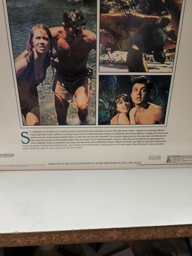 Laser Disc Mysterious Island Very Good Plus Condition - Picture 3 of 3