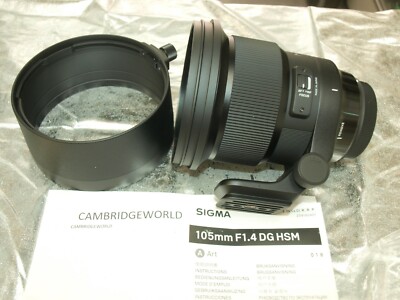 【アウトレット品】 SIGMA 105mm F1.4 DG HSM Nikon Sigma 105mm f/1.4 Art DG HSM Lens for Nikon