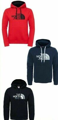 north face red and black hoodie