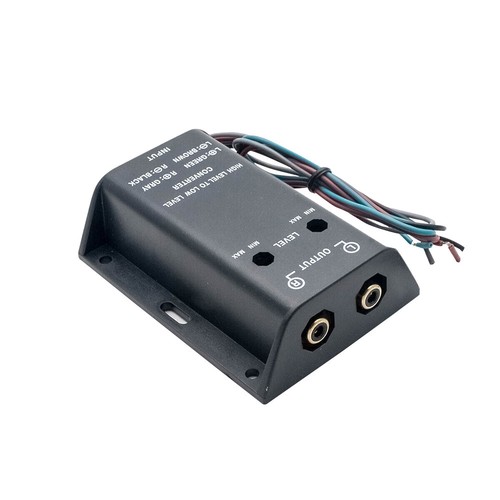 Two Channel Speaker RCA Line Level Converter Adapter Car Audio High Low Rear New - Picture 5 of 11