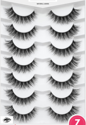 3D Falsche Künstliche Wimpern Faux Mink lashes Wiederverwendbare Flauschig Weich