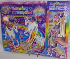 Lisa Frank Coloring Activity Pad  Diva Fashions Stickers Dress Up Activity New