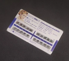 10Bag Dental Orthodontic Brackets Metal Brace Standard Roth 022 Hooks 345