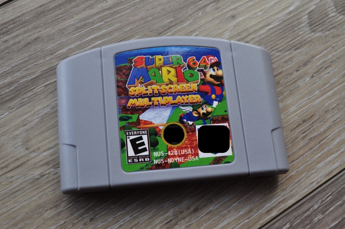 Super Mario 64 Multiplayer Wii Super Mario 64 Beta Cartridge Mario