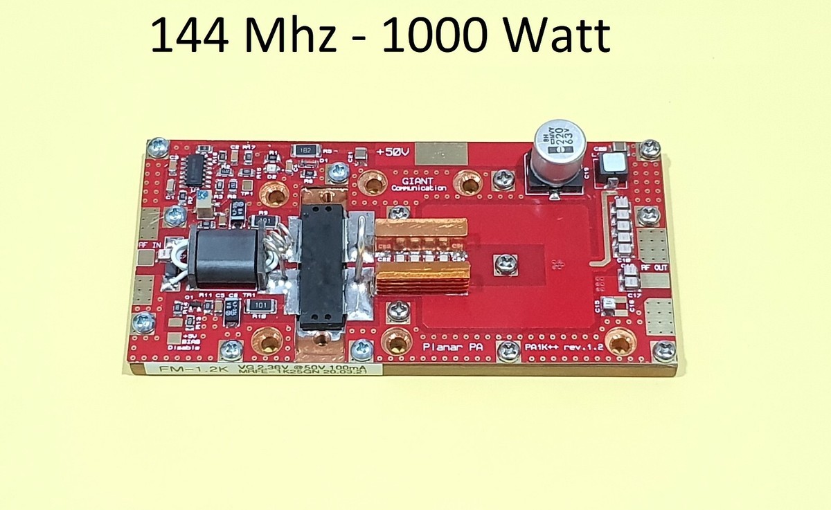 RF Amplifier Module 144Mhz 1000W 140-150Mhz 1kw Band Amateur RF Amplifier Module 144Mhz 1000W 140-150Mhz 1kw Band Amateur