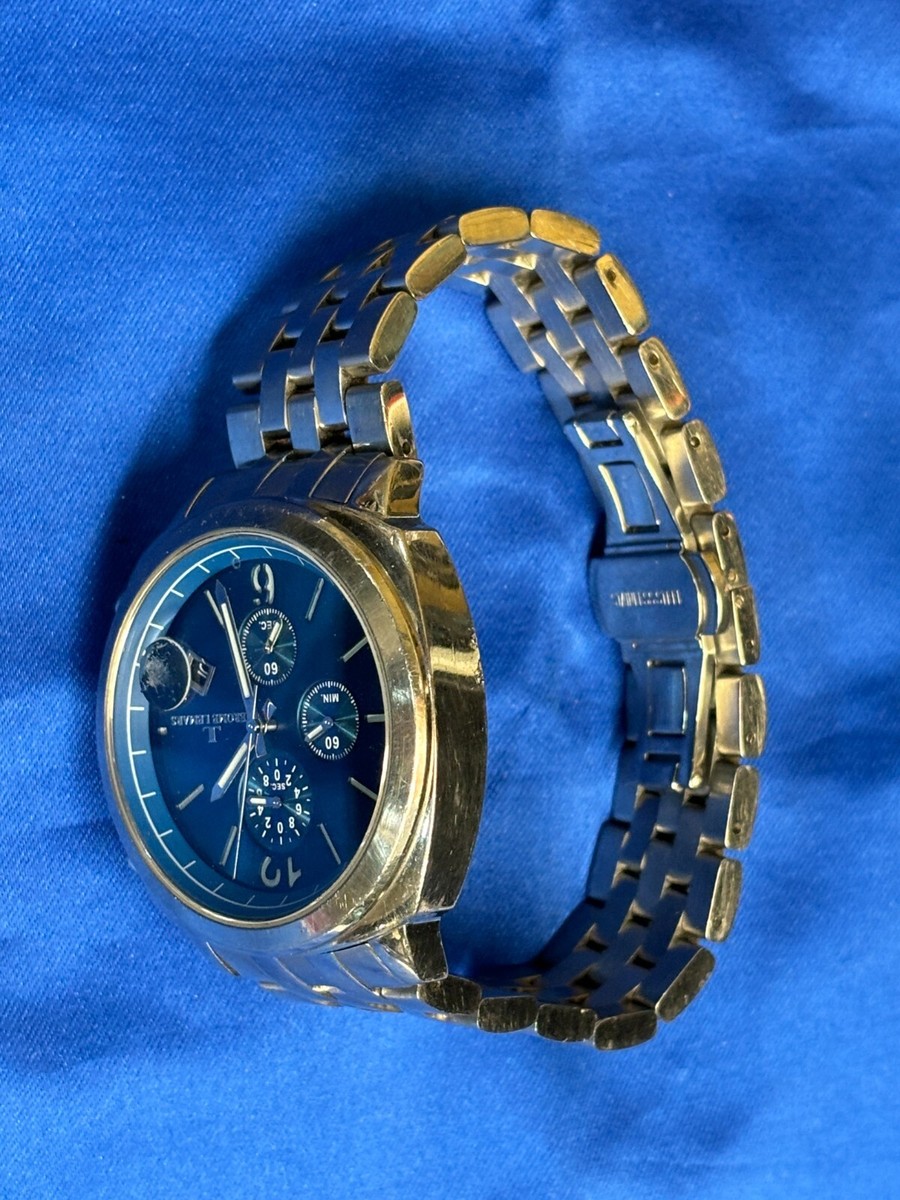 JEROME LEMARS Seurat BLEU 45mm Men's Watch JL5556B Sapphire