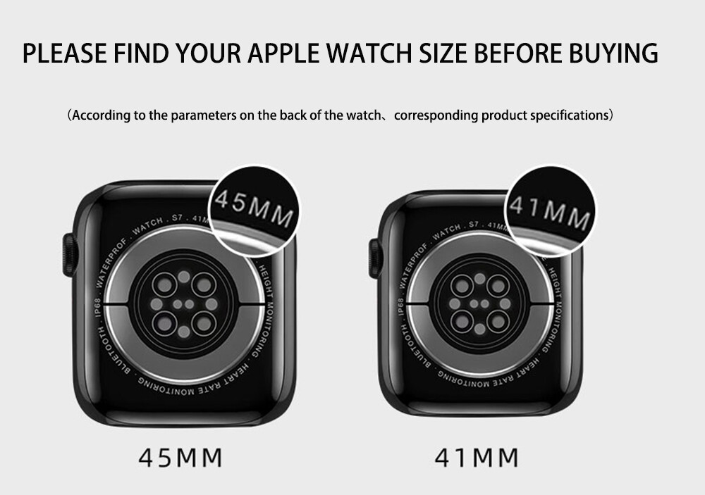 Image 5 - 2X Screen Protector Film For iWatch Apple Watch Series 8 7 SE 6 5 4 40/44 41/45