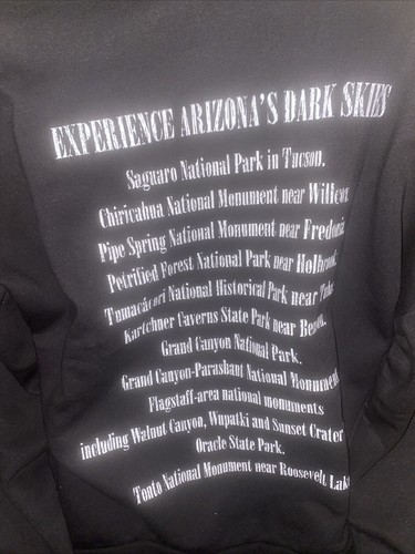 HOT Tropic Social Collision Devil's Playground National Park Black Hoodie L NWT - Picture 4 of 19