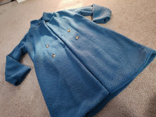 LONG TURQUOISE WOMENS MEDIUM LADIES Coat LN