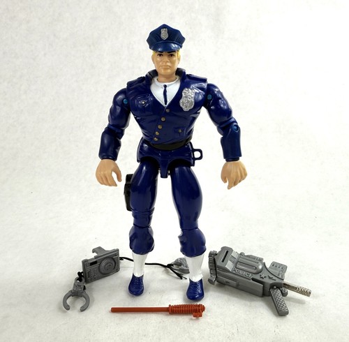 Longarm Vintage COPS N Crooks Action Figure Complete 1988 Hasbro 80s