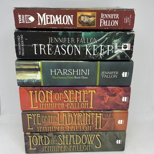Jennifer Fallon Book Bundle Paperback X11 Tide Lords Demon Child Second Sons - Foto 2 di 13