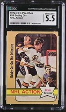 1972-73 O-PEE-CHEE #58 BOBBY ORR 5.5 EXCELLENT+ BRUINS 780