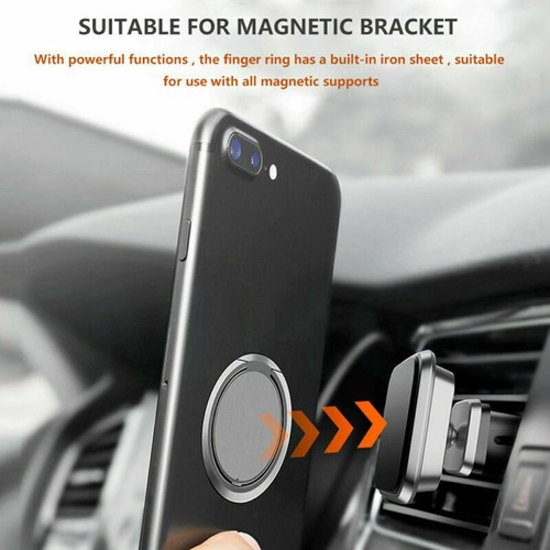 Super Thin Stand Magnetic Phone Mount Finger Ring Holder ForCellPhoneTablet J - Photo 9 sur 20