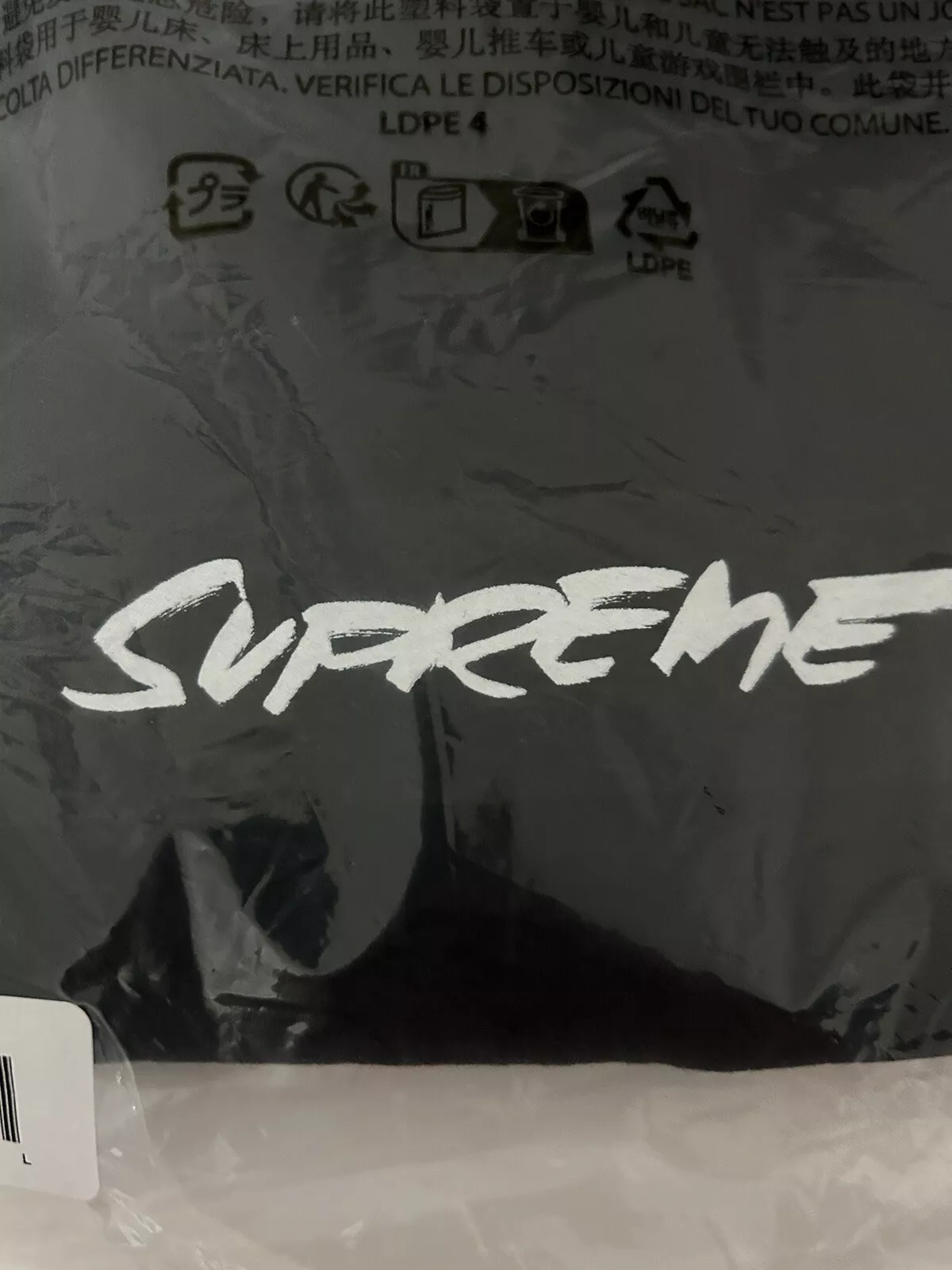 T shirt Supreme Box Logo Futura Bogo grande taille noir style mode Hypebeast