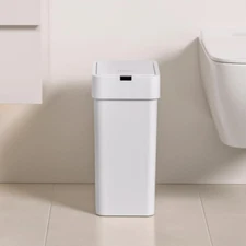 Bote de basura 9L/2.4Gal, sensor automático, diseño delgado, impermeable