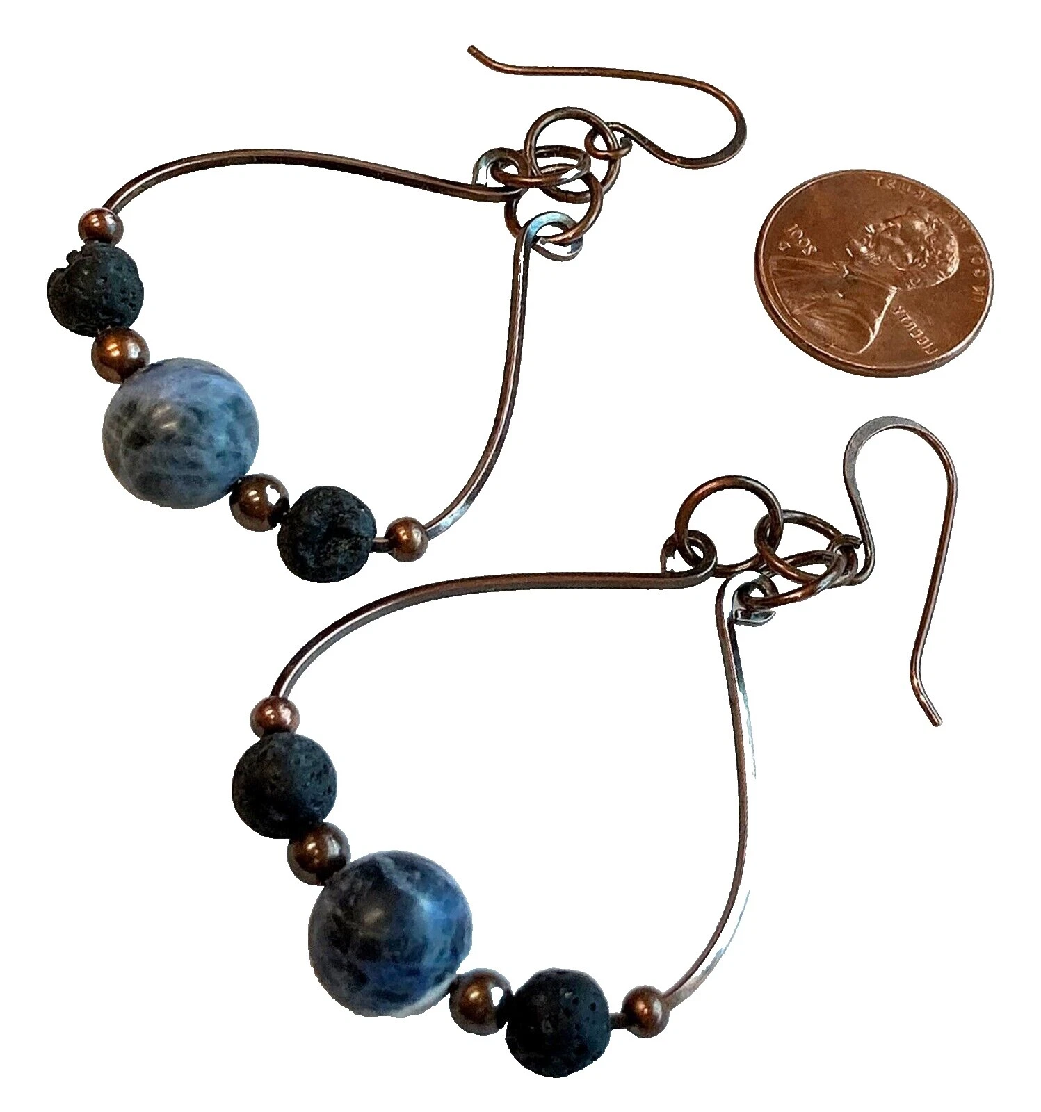 Sodalita Piedra de Cobre Joyería de Moda