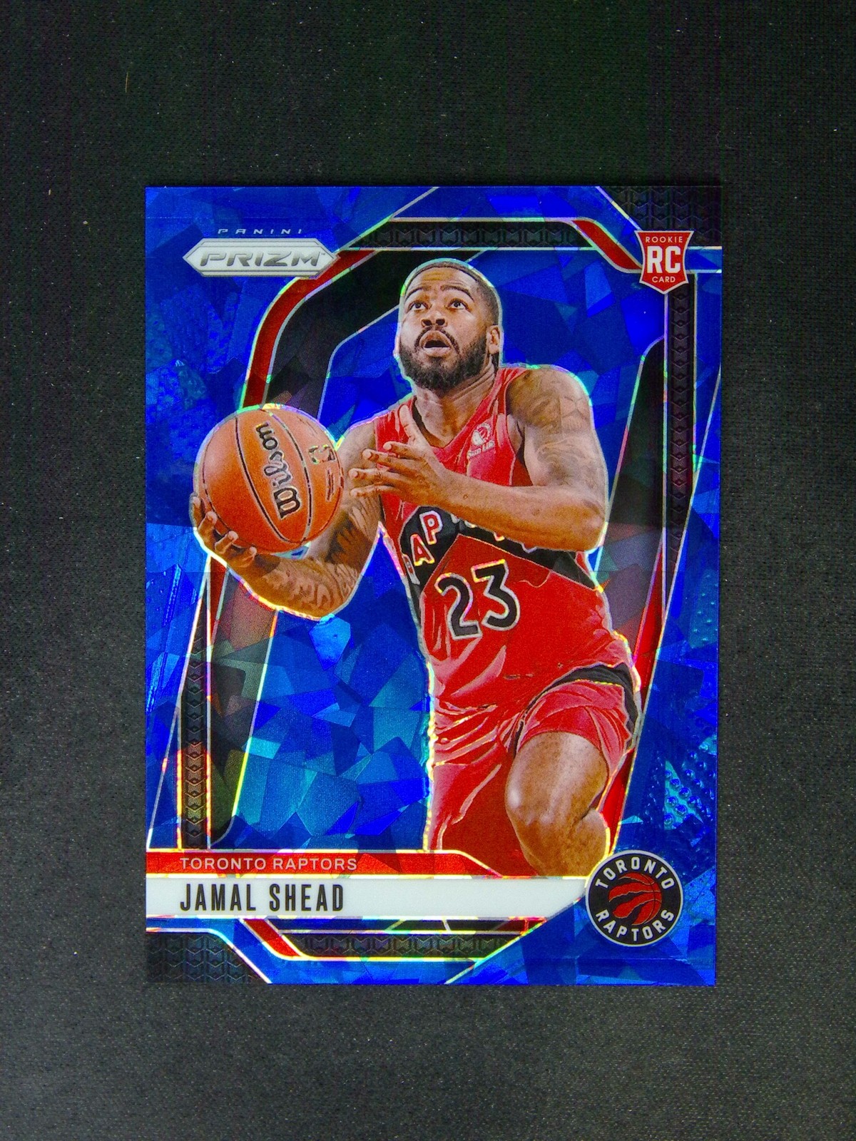 2024-25 Panini Prizm Jamal Shead #241 RC Rookie Blue Ice /125