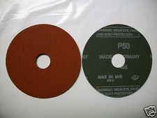 4-1/2" x 7/8" Fiber Resin Sanding Disc AO Pferd 25pk You Choose Grit Free Ship