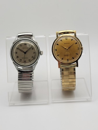 Vintage Benrus Men's Manual Watch Lot Of 2 For Parts/Repair