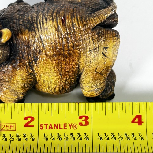 Vtg 1986 JOHN RAYA Beasties of the Kingdom Hippo Hippopotamus 2.5" Tall - Picture 11 of 12