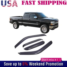 Somke Window Visors Fit For 1999-2006 Chevy Silverado/GMC Sierra Extended Cab