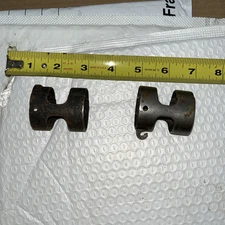 2 Barrel Bands For Military Type Rifle See Pics Rusty Need Cleanup