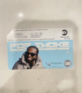 Pop Smoke Metro Card | eBay