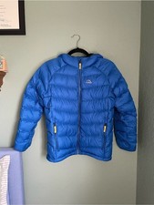 L.L. Bean Kids Ultralight 650 Down Jacket Size Large 14 / 16 Blue Gray
