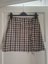 Primark Womens Lace Up Mini Skirt|Size 10 (Please Read Description)