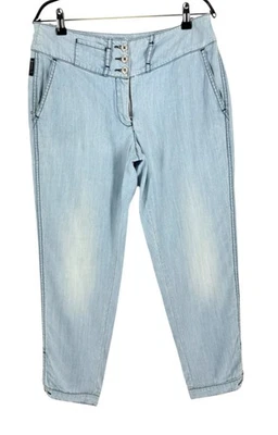 Pantalons Armani Jeans Femme 100% Lyocell Indigo Capo Campione W32 L24 - Photo 1/4
