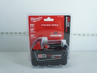 NEW - MILWAUKEE M18 XC 5 AMP 18V LITHIUM BATTERY 48-11-1850