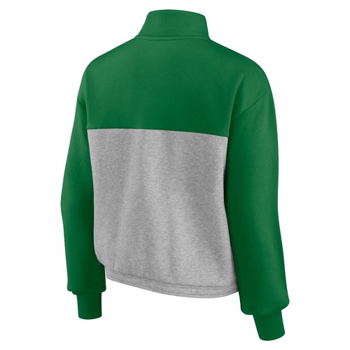 Women's Fanatics Green/Heathered Gray Oregon Ducks Sideline to Sideline - Picture 3 of 3